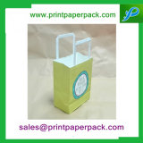 Paper Carrier Bags Sos Kraft Takeaway Party Lunch Food Gift Paper Bag with Flat Handles
