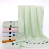 70% Cotton 30% Bamboo Plain Dyed Bath Towel with Stock