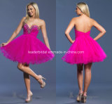 Short Party Gowns Sweetheart Beads Prom Cocktail Homecoming Dresses Z9051