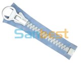 High Quality Resin Zippers with Silver Teeth
