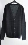 Winter V-Neck Knitted Men Cardigan Sweater with Button