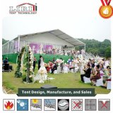 20m Width Luxury Big Tent with Temper Glass Walls Marquee