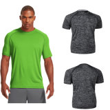 Men Plain Gym Dry Fit Sport Seamless T-Shirt