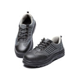 Low Ankle Embossed Leather Mining Safety Shoes