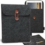 Popular Design Classic Black Color Felt Handbags Bag Laptop Bag Tablet Bag (FIB006)