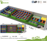 Professional Manufacturer According to Your Room Size Indoor Trampoline Park with Foam Pit, Dodge Ball, Basketball Hoop