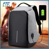 Multiple Pockets Backpack Laptop Bag with USB Charger Port