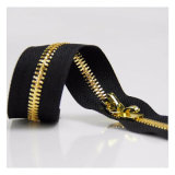 Wholesale Price Custom Zip, Fancy Rose Gold Metal Zippers