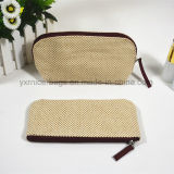 New Arrival Woven Pattern Polyester Zipper Bag for Cosmetic, Makeup