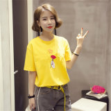 Hot-Selling Women's T-Shirt Short Sleeve Made in China