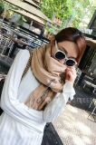 Wholesale Fashion Lady Cashmere Wool Knitted Scarf with Fringe