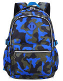 Three Colors Children's Schoolbag Camouflage Schoolbag Large Capacity Double Shoulder Backpack