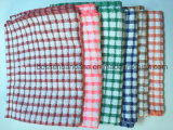 Factory OEM Produce Custom Color 45*60cm Cotton Terry Checks Jacquard Kitchen Dish Towels
