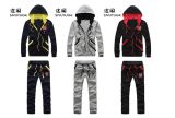 Mens Fashion Sport Hoody Jacket Coat and Pants Suit