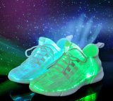 Unisex LED Light Lace up Luminous Sport Flats Sneakers Shoes