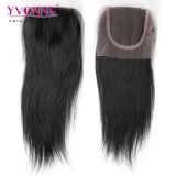 High Quality Brazilian Virgin Straight Hair Lace Top Closure Swiss Lace