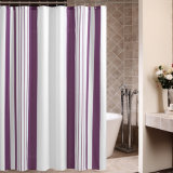 Home Textile Eco-Friendly Printed Polyester Fabric Bathroom Shower Curtain (18S0059)