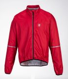 Red Men's Polyester Waterproof Jacket