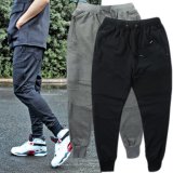 Plain Skinny Mens Joggers Pants Casual Trousers Cotton