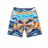 Summer Island Style Beach Shorts with Pattern Printed