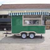 Supportingg Custom Motorcycle Hamburgers Fried Ice Cream Roll China Mobile Food Cart for Small Bussiness