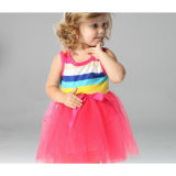 Pink Stripe Baby Smocked Dresses