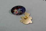 Offset Printed Badge, Custom Brass Epoxy-Dripping Badges (GZHY-YS-041)
