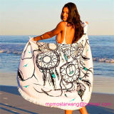 Round Circle Beach Towel with 100% Cotton Top Quality