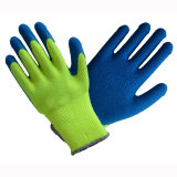 10t Fluorescence Latex Coated Gloves