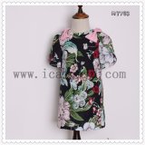 Elegant UK Style Classical Girls Dress Kids Clothes for Summer