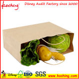 Eco-Friendly Custom Size Food Grade Logo Printable Food Grade Kraft Paper Bakery Bags with Window