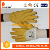 Ddsafey 2017 Cotton Jerset Liner Rough Latex Coated Gloves