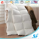 White /Grey Goose Feather Comforter Insert for Hotel