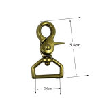 High Quality Dog Hook Zinc Alloy Metal Swivel Hook (2.6*5.8cm)