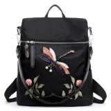 Mammy Knapsack Embroidered Dragonfly, Waterproof Backpack