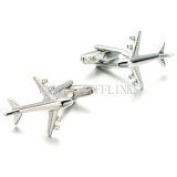 VAGULA Fashion Silver Plated Funny Fighter Cufflink 698