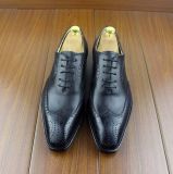 Handmade Leather Luxury Men Made Shoes High Quality Cow Leather