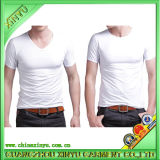 OEM White Slim Fit Blank T Shirt for Men