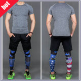 Custom Running Gym Leggings Mens Compression Long Fitness Tights Pants