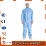 Blue Disposable Microporous Coverall Protective Clothing of High Quality