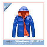 Wholesale Custom Men Down Jacket with Contrast Lining