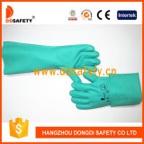 Ddsafety 2017 Long Green Nitrile Industry Gloves