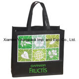 Promotional Eco Friendly Reuable Large Black Non-Woven Polypropylene Tote Bag