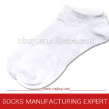 100% Cotton White Running Socks (UBUY-076)