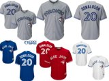 Customized Toronto Blue Jays 20 Josh Donaldson Royal Baseball Jerseys