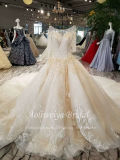 Aolanes Ball Gown Illusion Cap Sleeve Wedding Dress 111220