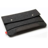 Popular New Design Felt Handbags Bag Laptop Bag with PU Patch (FIB003)