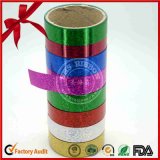 SGS Green Holographic Film Curly Ribbon for Gift Packaging