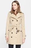 Double-Breasted Slim Women Trench Coat
