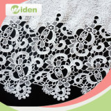 Women Clothes Fabrics 100 % Milky Polyester Chemical Lace Fabric